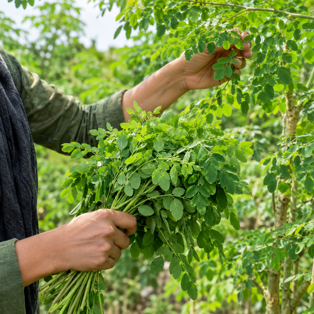 Fresh Moringa Leaves